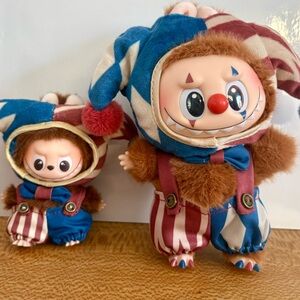 Grab BOTH the Labubu Juggling Clown pendant and PFL “L” in matching outfit!